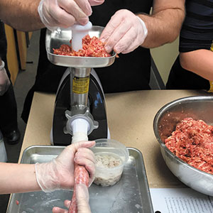 sausage making